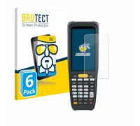 brotect Glass Screen Protector Film compatible with Zebra MC2200 (6 Pack) - Glass-Foil 9H Protection [Scratch Resistant, High Clarity]