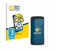 brotect Glass Screen Protector Film compatible with Zebra TC27 (3 Pack) - Glass-Foil 9H Protection [Scratch Resistant, High Clarity]
