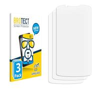 brotect Glass Screen Protector Film compatible with Zebra TC53e (3 Pack) - Glass-Foil 9H Protection [Scratch Resistant, High Clarity]