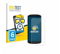 brotect Glass Screen Protector Film compatible with Zebra TC53e-RFID (6 Pack) - Glass-Foil 9H Protection [Scratch Resistant, High Clarity]
