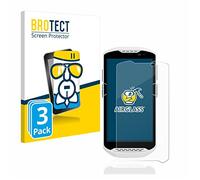 brotect Glass Screen Protector Film compatible with Zebra TC57 (3 Pack) - Glass-Foil 9H Protection [Scratch Resistant, High Clarity]