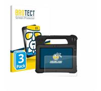 brotect Glass Screen Protector Film compatible with Zebra XPad L10ax (3 Pack) - Glass-Foil 9H Protection [Scratch Resistant, High Clarity]