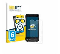 brotect Glass Screen Protector Film compatible with Zebra Xplore M60 (6 Pack) - Glass-Foil 9H Protection [Scratch Resistant, High Clarity]