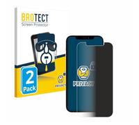 BROTECT Privacy Screen Protector compatible with Apple iPhone 12 | 2 Pack Anti-Spy Screen Protection Made in Germany Protection-Film Blue Light Filter Clear