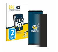 brotect Privacy Screen Protector compatible with Sony Xperia 5 III | 2 Pack Anti-Spy Screen Protection Made in Germany Protection-Film Blue Light Filter Clear