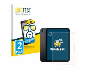 brotect Protection Film compatible with Apple iPad Pro 11" 2024 | (Front+Camera) 2 Pack Clear Screen Protection Made in Germany High Clarity Anti-Scratch Case-Friendly Bubble-Free