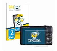 brotect Protection Film compatible with Canon PowerShot SX740 HS | 2 Pack Clear Screen Protection Made in Germany High Clarity Anti-Scratch Anti-Fingerprints Case-Friendly Bubble-Free