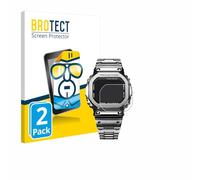 brotect Protection Film compatible with Casio G-Shock GMW-B5000D-1ER | 2 Pack Clear Screen Protection Made in Germany High Clarity Anti-Scratch Anti-Fingerprints Case-Friendly Bubble-Free