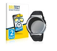 brotect Protection Film compatible with Casio Wave Ceptor WV-58 | 2 Pack Clear Screen Protection Made in Germany High Clarity Anti-Scratch Anti-Fingerprints Case-Friendly Bubble-Free