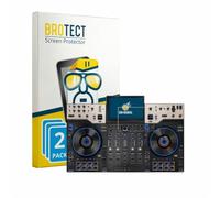 BROTECT Protection Film compatible with Denon DJ Prime 4 G2 | 2 Pack Clear Screen Protection Made in Germany High Clarity Anti-Scratch Anti-Fingerprints Case-Friendly Bubble-Free