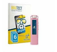 brotect Protection Film compatible with FiiO SnowSky Echo Nano | 6 Pack Clear Screen Protection Made in Germany High Clarity Anti-Scratch Anti-Fingerprints Case-Friendly Bubble-Free