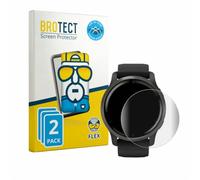 brotect Protection Film compatible with Garmin Venu 2 | 2 Pack Clear Screen Protection Made in Germany 3D Curved Full-Cover Transparent Anti-Fingerprint Case-Friendly