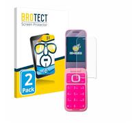 brotect Protection Film compatible with HMD Barbie Phone | 2 Pack Clear Screen Protection Made in Germany High Clarity Anti-Scratch Anti-Fingerprints Case-Friendly Bubble-Free