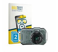 brotect Protection Film compatible with Ricoh Pentax WG-1000 | (Lens) 2 Pack Clear Screen Protection Made in Germany High Clarity Anti-Scratch Anti-Fingerprints Case-Friendly Bubble-Free
