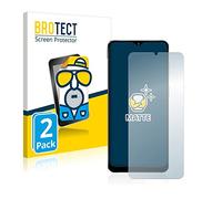 brotect Protection Film compatible with Samsung Galaxy A12 Nacho | 2 Pack Matte Screen Protection Made in Germany Anti-Glare Anti-Fingerprint Case-Friendly