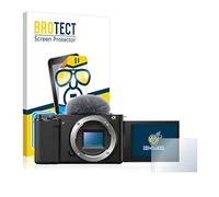 brotect Protection Film compatible with Sony Alpha ZV-E10 | 2 Pack Clear Screen Protection Made in Germany High Clarity Anti-Scratch Anti-Fingerprints Case-Friendly Bubble-Free
