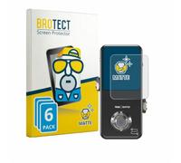 brotect Protection Film compatible with TC Electronic POLYTUNE 3 Noir | 6 Pack Matte Screen Protection Made in Germany Anti-Glare Anti-Fingerprint Case-Friendly