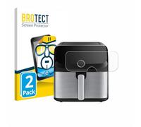 brotect Protection Film compatible with Tefal Easy Fry Mega | 2 Pack Clear Screen Protection Made in Germany High Clarity Anti-Scratch Anti-Fingerprints Case-Friendly Bubble-Free