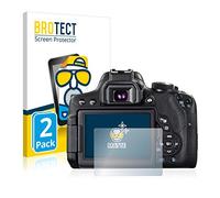 brotect Screen Protector Anti-Glare compatible with Canon EOS 750D (2 Pack) Screen Protector Matte, Anti-Fingerprint Protection Film