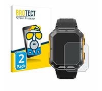 brotect Screen Protector Anti-Glare compatible with Njord Gear The Indestructible Smartwatch (2 Pack) Screen Protector, Anti-Fingerprint Film