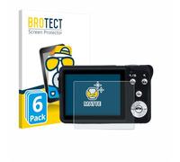 brotect Screen Protector Anti-Glare compatible with Rollei Compactline 880 (6 Pack) Screen Protector Matte, Anti-Fingerprint Protection Film