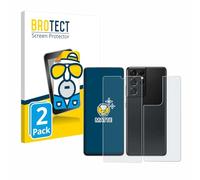 brotect Screen Protector Anti-Glare compatible with Samsung Galaxy S21 Ultra 5G (Front+Back) (2 Pack) Screen Protector Matte, Protection Film