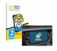 brotect Screen Protector Anti-Glare compatible with Seat Arona FR Stereo BJ 2019 (2 Pack) Screen Protector Matte, Anti-Fingerprint Protection Film
