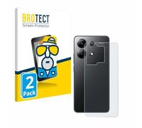 brotect Screen Protector Anti-Glare compatible with Xiaomi Redmi Note 13 4G (Back) (2 Pack) Screen Protector Matte, Anti-Fingerprint Protection Film