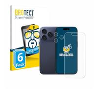 brotect Screen Protector compatible with Apple iPhone 17 Pro (Front+Camera) (6 Pack) - HD-Clear Protection Film
