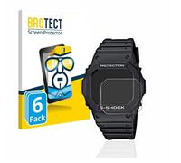 brotect Screen Protector compatible with Casio G-Shock GW-M5610-1ER (6 Pack) - HD-Clear Protection Film