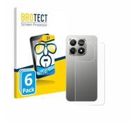 brotect Screen Protector compatible with Xiaomi 15T (Back) (6 Pack) - HD-Clear Protection Film