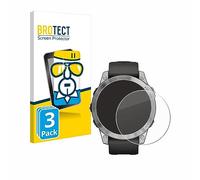 brotect Tempered Glass Screen Protector compatible with Garmin Fenix 7 (47 mm) (3 Pack) 9H