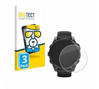 brotect Tempered Glass Screen Protector compatible with Garmin Fenix 8 AMOLED (47 mm) (3 Pack) 9H