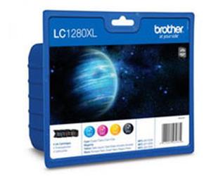 Brother 100355 Original Brother Quad Pack High Yield Black, Cyan, Magenta, Yellow Ink Cartridges