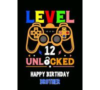 Brother 12th Birthday Card (Gamer, Design 4)