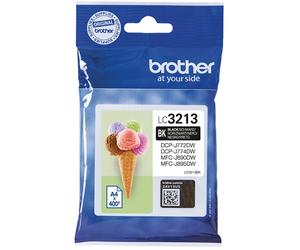 Brother 163038 Original Brother LC3213BK High Yield Black Ink Cartridge - LC-3213BK Inkjet Printer Cartridge