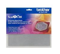 Brother 2 ScanNCut Embossing metal sheets 20 x 15.5 cm - Silver