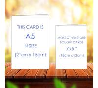 Brother 7th Birthday Card (Funny Grumpy Angry Monkey) - For Him Age Male Boy Man Animal Humour