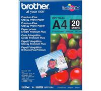 Brother A4 Premium Plus Glossy Photo Paper 210x297mm 260gsm 20 Sheets (BP71GA4)