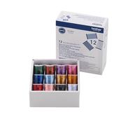 Brother Artspira Embroidery Thread Set - 12 Colours (ETS12N), Connected Threads for Artspira App, Easy Colour Selection & Design Compatibility
