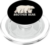 Brother Bear With Two Cubs Polar Bear Family PopSockets PopGrip for MagSafe