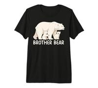 Brother Bear with Two Cubs Polar Bear Family Premium T-Shirt