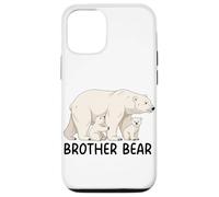 Brother Bear With Two Cubs Siblings Polar Bear Family Case for iPhone 12/12 Pro