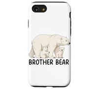 Brother Bear With Two Cubs Siblings Polar Bear Family Case for iPhone SE (2020) / 7/8