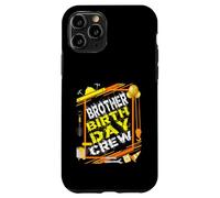 Brother Birthday Crew Construction Birthday Party Case for iPhone 11 Pro