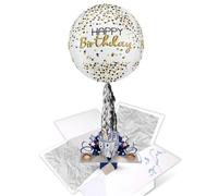Brother Birthday Pop Up Card & Floating Balloon In A Box Surprise Send Direct with a Handwritten Card By LK