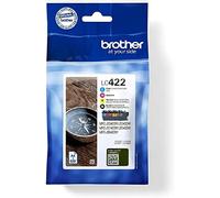 Brother LC422 Multipack - 4-pack - black, yellow, cyan, magenta - original - ink cartridge - for Brother MFC-J5345DW