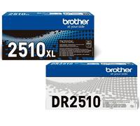 Brother Black Laser Toner Drum Cartridge TN2510, TN2510XL, TN2510XXL, DR2510 LOT