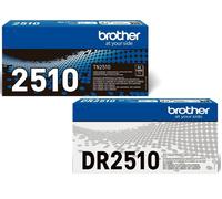 Brother Black Laser Toner Drum Cartridge TN2510, TN2510XL, TN2510XXL, DR2510 LOT