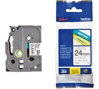 Brother P-Touch 24mm Gls Blk-Clr